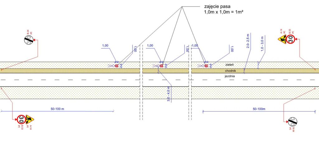 projekty organizacji ruchu warszawa